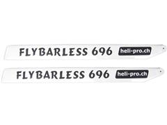 08.B696-FBL Heli-Professional 696mm Flybarless Main Blades Carbon